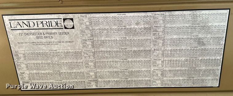 image for item EQ6566 1997 Land Pride PS1572 seeder