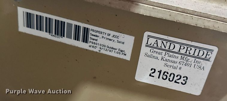image for item EQ6566 1997 Land Pride PS1572 seeder