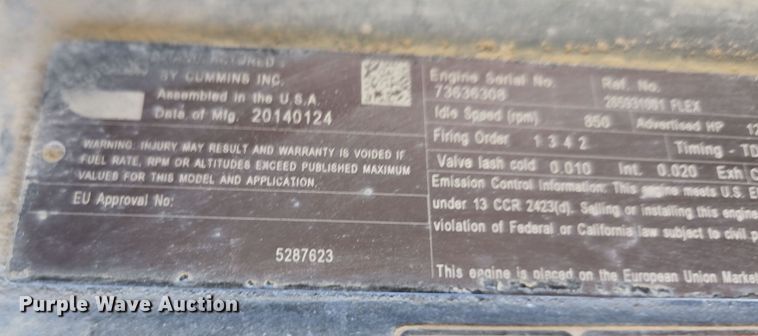 image for item EQ6567 2015 Vermeer RTX1250 rock saw