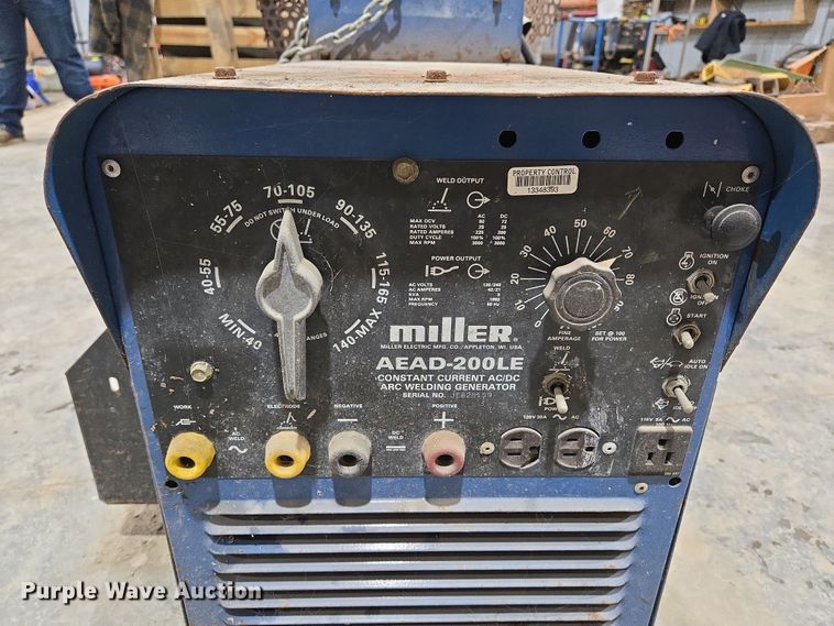 image for item EQ6573 Miller  AEAD-200LE welder/generator