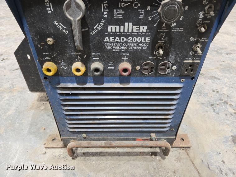 image for item EQ6573 Miller  AEAD-200LE welder/generator