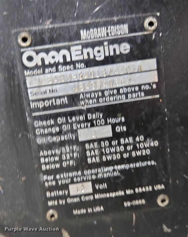 image for item EQ6573 Miller  AEAD-200LE welder/generator