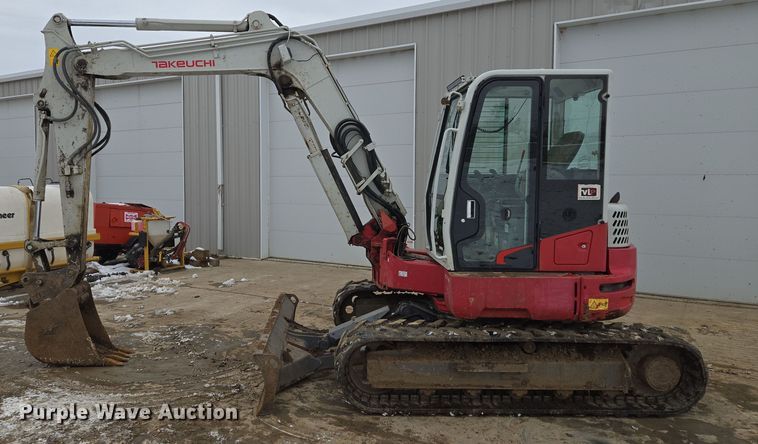 image for item EQ6577 2015 Takeuchi TB280FR mini excavator