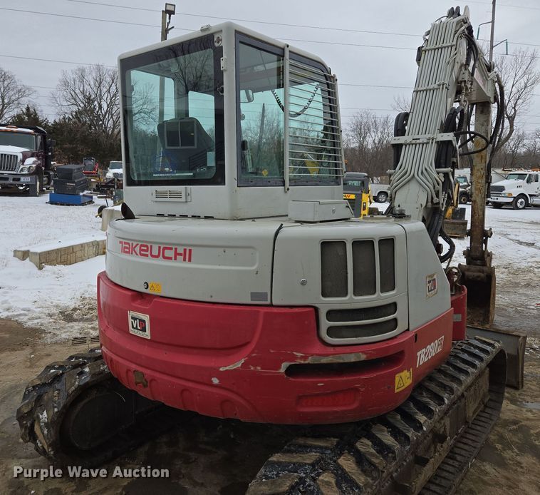 image for item EQ6577 2015 Takeuchi TB280FR mini excavator