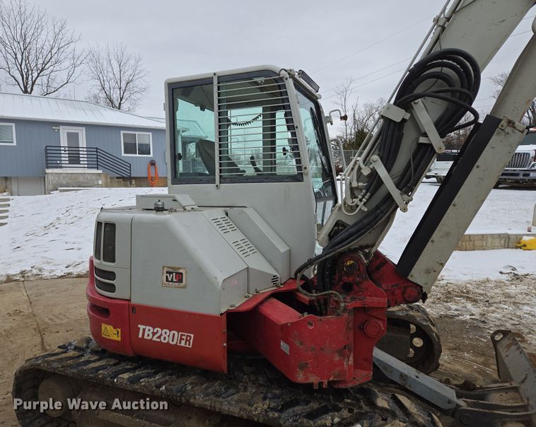 image for item EQ6577 2015 Takeuchi TB280FR mini excavator
