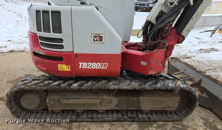 image for item EQ6577 2015 Takeuchi TB280FR mini excavator