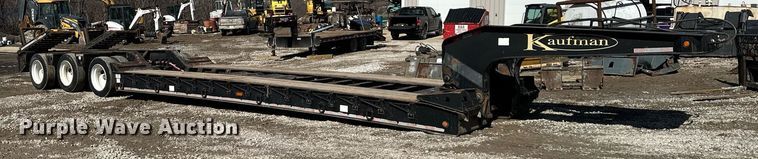 image for item EQ6593 2013 Kaufman lowboy equipment trailer