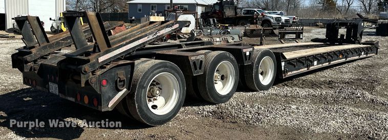 image for item EQ6593 2013 Kaufman lowboy equipment trailer