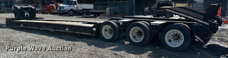 image for item EQ6593 2013 Kaufman lowboy equipment trailer