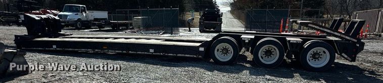 image for item EQ6593 2013 Kaufman lowboy equipment trailer