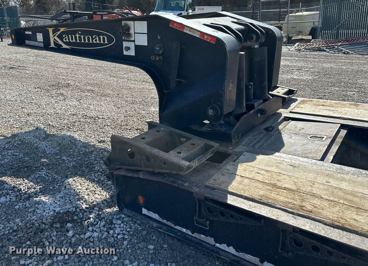 image for item EQ6593 2013 Kaufman lowboy equipment trailer