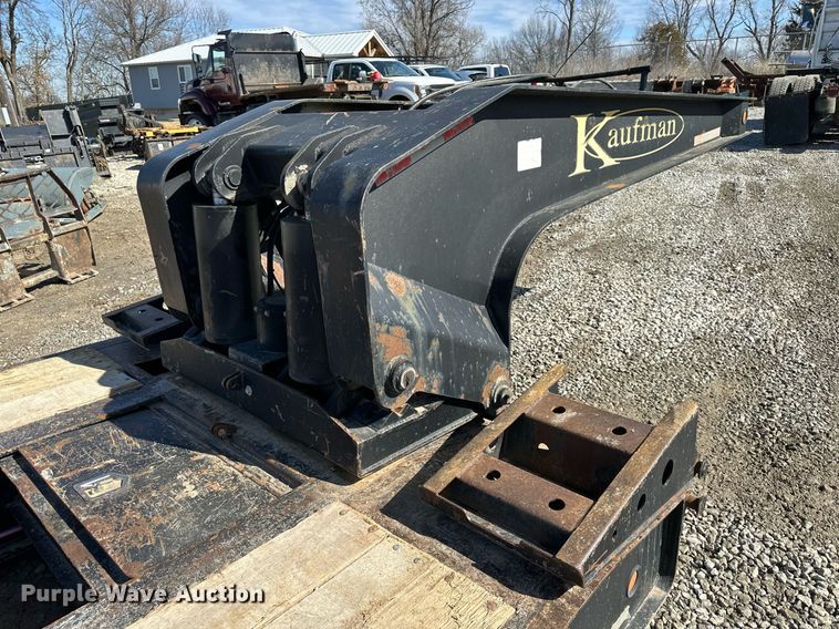 image for item EQ6593 2013 Kaufman lowboy equipment trailer