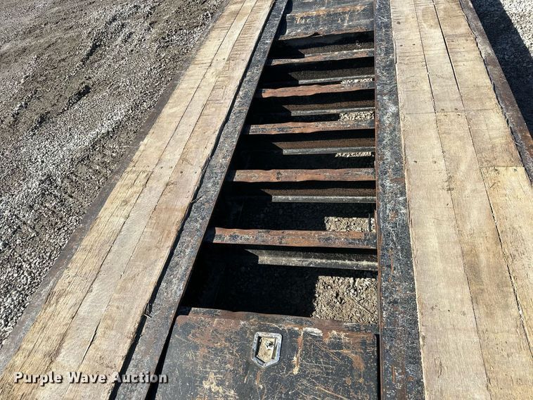 image for item EQ6593 2013 Kaufman lowboy equipment trailer