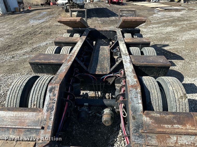 image for item EQ6593 2013 Kaufman lowboy equipment trailer