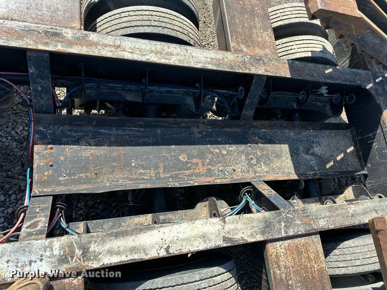 image for item EQ6593 2013 Kaufman lowboy equipment trailer