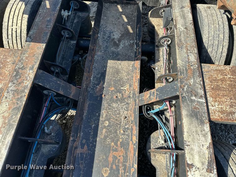 image for item EQ6593 2013 Kaufman lowboy equipment trailer