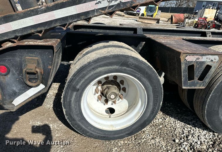 image for item EQ6593 2013 Kaufman lowboy equipment trailer