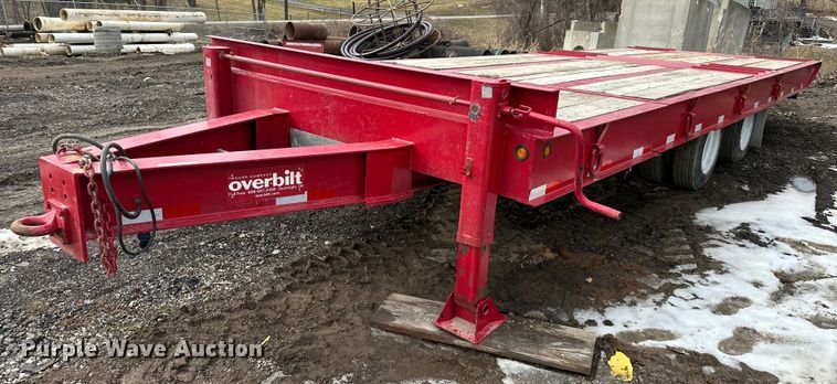 image for item EQ6594 2022 Overbilt tilt deck equipment trailer