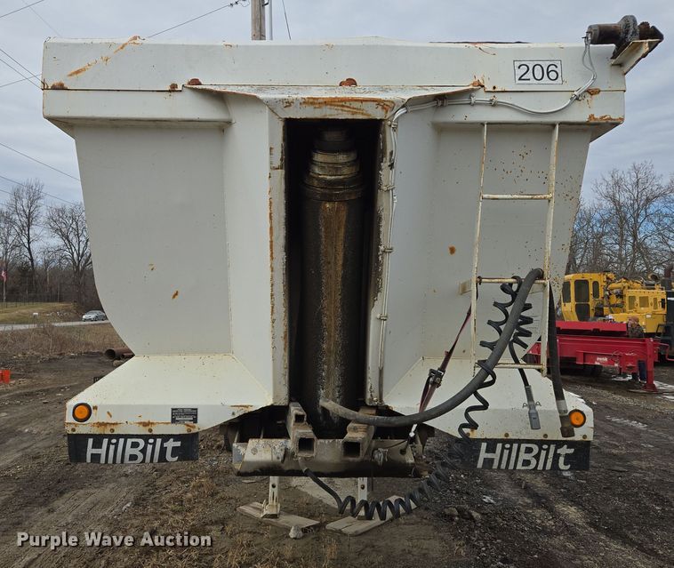 image for item EQ6595 1995 Hilbilt  end dump trailer