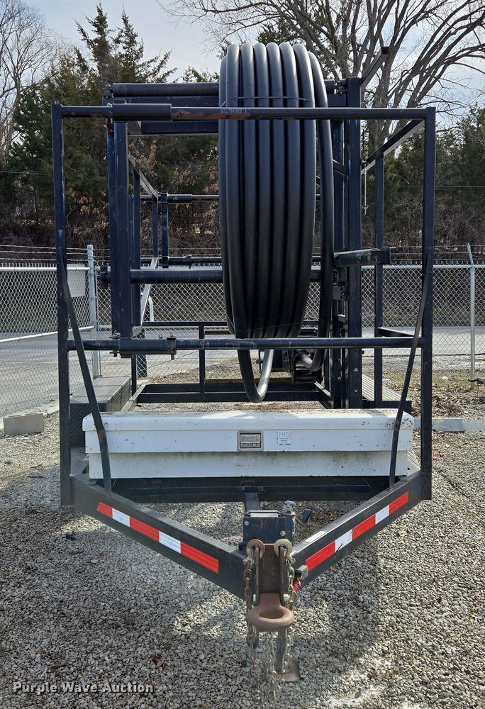 image for item EQ6598 2014 Oilfield Manufactres Miller EZE Load reel trailer