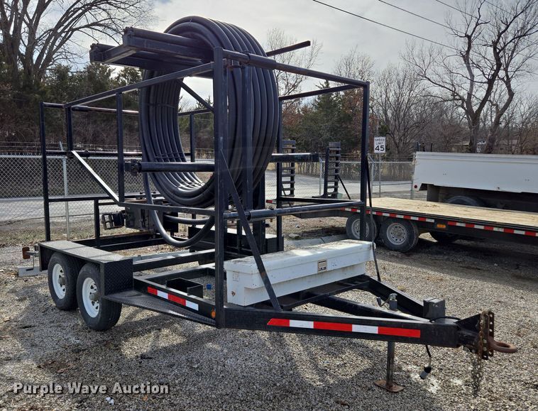 image for item EQ6598 2014 Oilfield Manufactres Miller EZE Load reel trailer