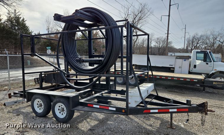 image for item EQ6598 2014 Oilfield Manufactres Miller EZE Load reel trailer