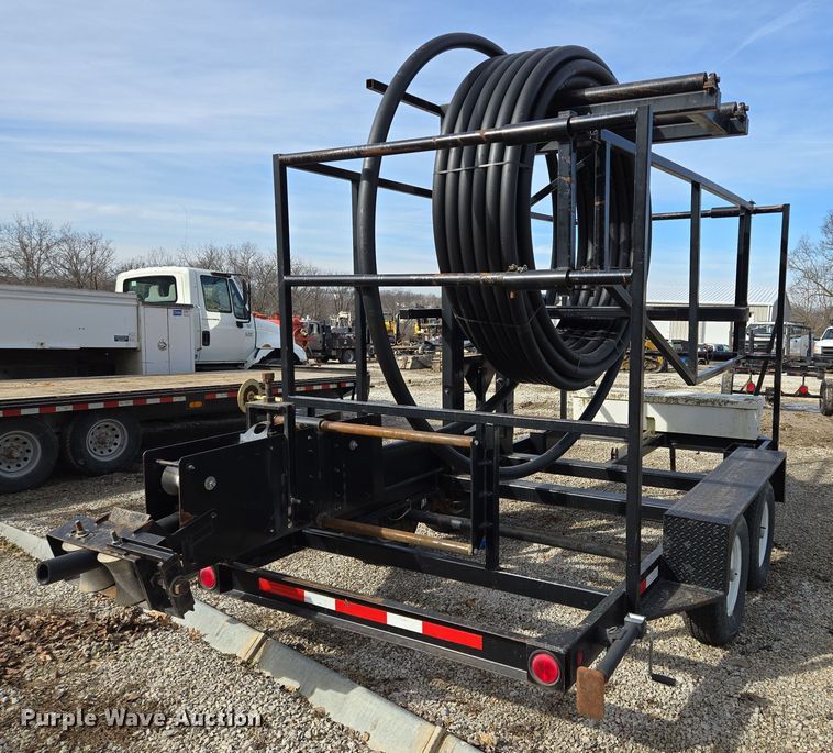 image for item EQ6598 2014 Oilfield Manufactres Miller EZE Load reel trailer