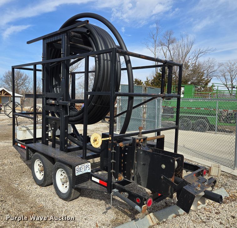 image for item EQ6598 2014 Oilfield Manufactres Miller EZE Load reel trailer