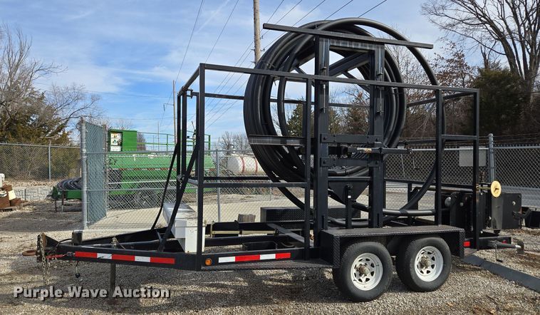 image for item EQ6598 2014 Oilfield Manufactres Miller EZE Load reel trailer