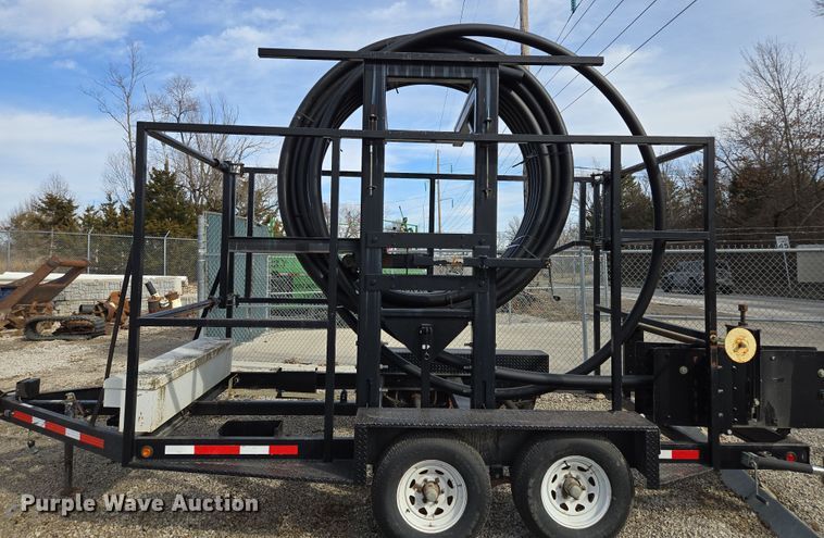 image for item EQ6598 2014 Oilfield Manufactres Miller EZE Load reel trailer