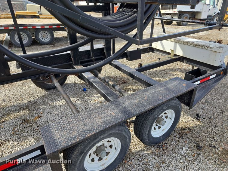 image for item EQ6598 2014 Oilfield Manufactres Miller EZE Load reel trailer