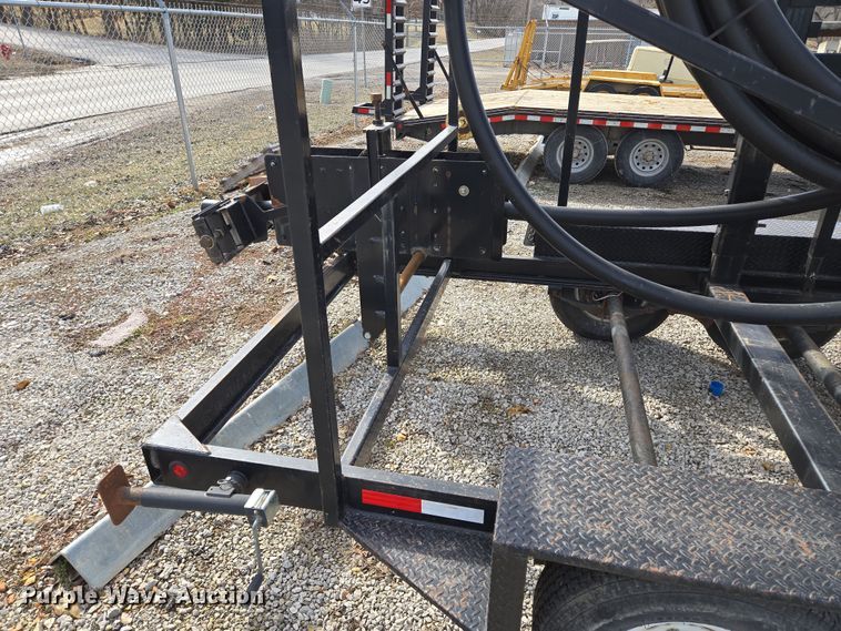 image for item EQ6598 2014 Oilfield Manufactres Miller EZE Load reel trailer