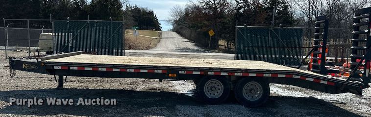 image for item EQ6603 2018 Kaufman equipment trailer