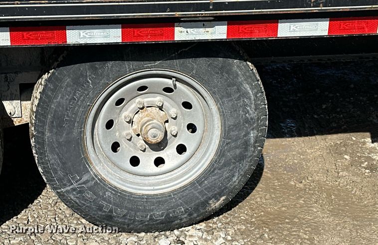 image for item EQ6603 2018 Kaufman equipment trailer