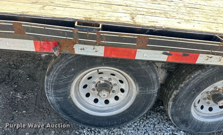 image for item EQ6603 2018 Kaufman equipment trailer