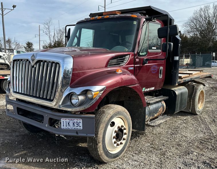 image for item EQ6605 2008 International Workstar 7400 dump flatbed truck