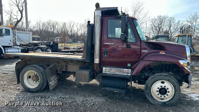 image for item EQ6605 2008 International Workstar 7400 dump flatbed truck