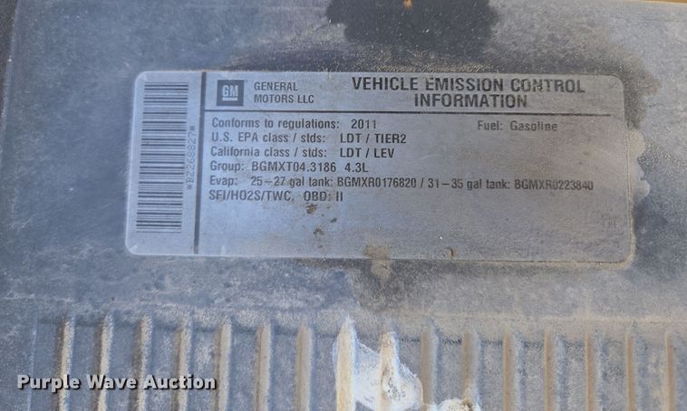 image for item EQ6607 2011 Chevrolet  Silverado 1500 pickup truck