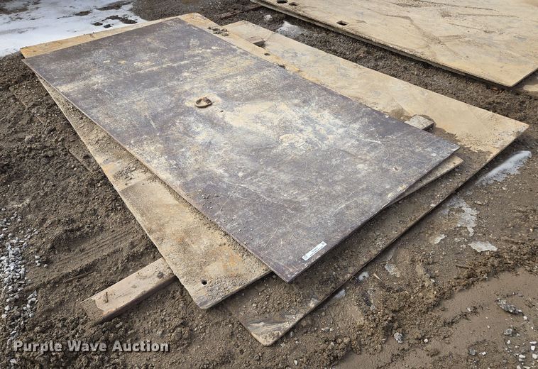 image for item EQ6614 (3) steel street plates 