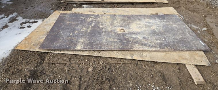 image for item EQ6614 (3) steel street plates 