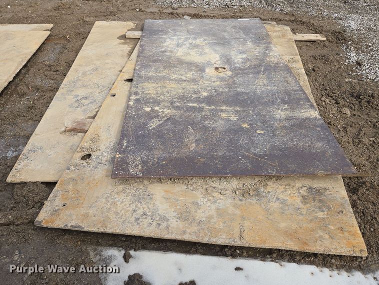 image for item EQ6614 (3) steel street plates 