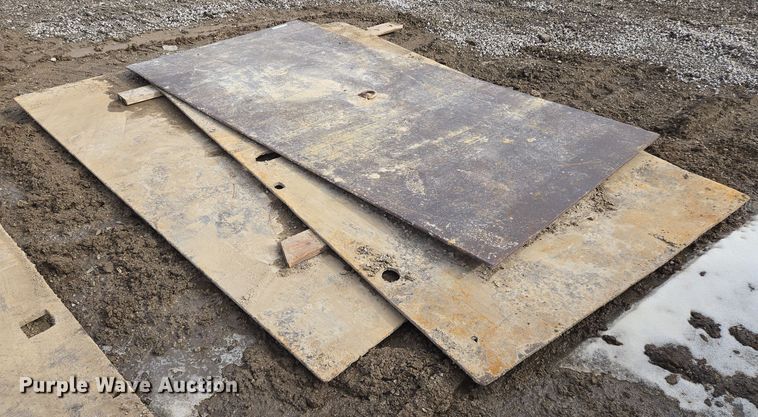 image for item EQ6614 (3) steel street plates 
