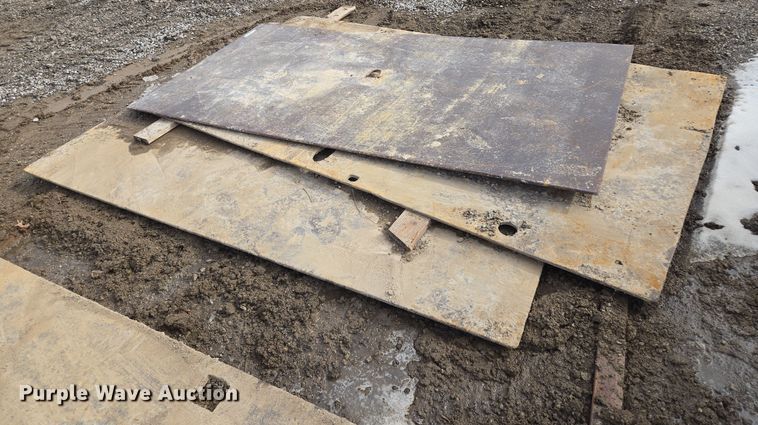 image for item EQ6614 (3) steel street plates 