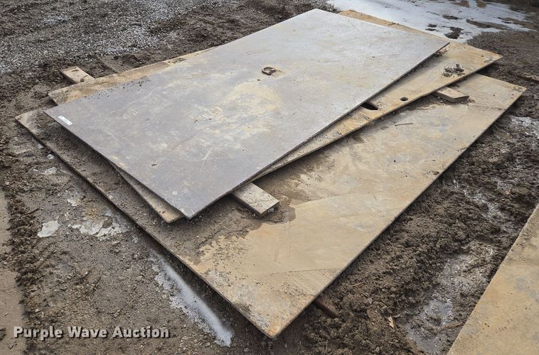 image for item EQ6614 (3) steel street plates 