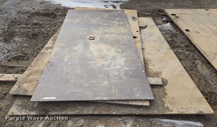 image for item EQ6614 (3) steel street plates 