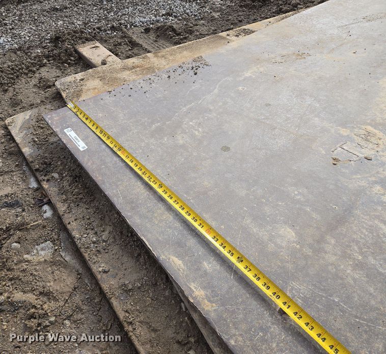 image for item EQ6614 (3) steel street plates 