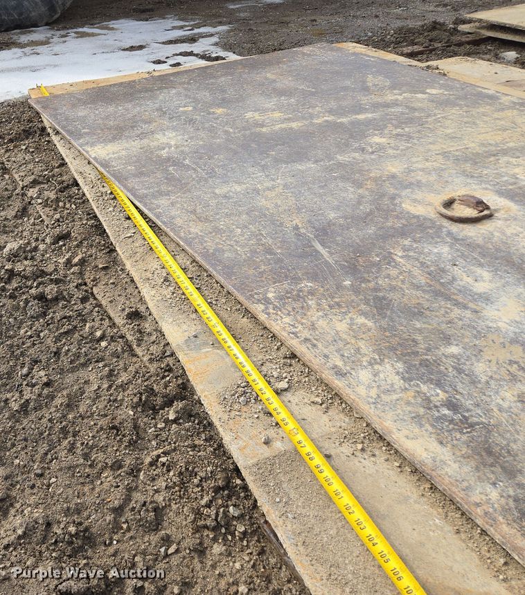 image for item EQ6614 (3) steel street plates 