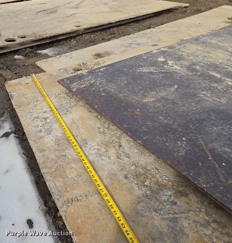 image for item EQ6614 (3) steel street plates 