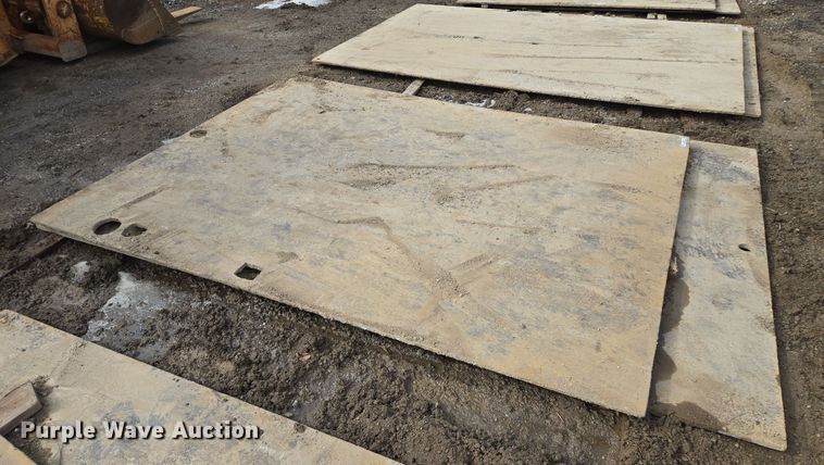 image for item EQ6615 (2) steel street plates 