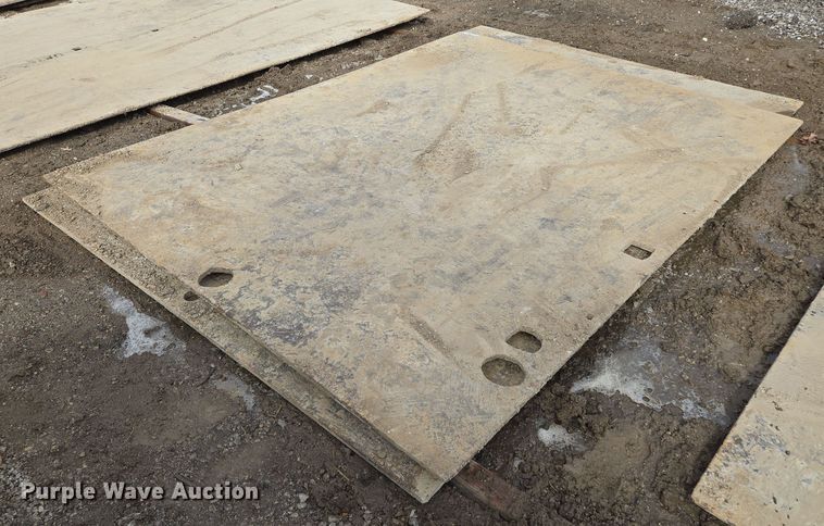 image for item EQ6615 (2) steel street plates 